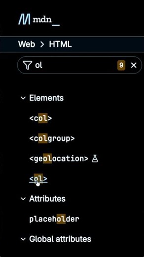 What HTML element is this? #html #coding #programming