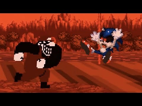 Xenophanes VS MX Mario! (Mario vs Sonic.EXE Animation!)