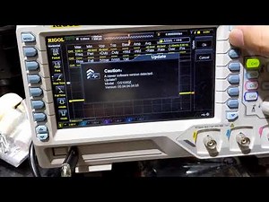 RIGOL DS1054Zのファームウェアをアップデートしてみる。