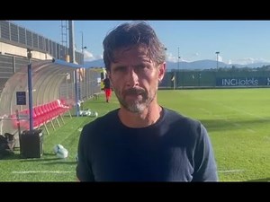 Mister Corrent al termine di Parma-Frosinone Primavera