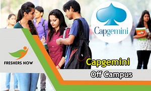 Capgemini Off Campus 2026 Drive for 2026, 2025,2024 Batch Freshers