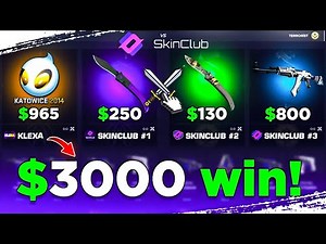 WE WON $3000 KNIVE & SKINS ON SKINCLUB ! SKINCLUB PROMO CODE 2025 ! PROMO CODE 2025 ! CS2 2025 !
