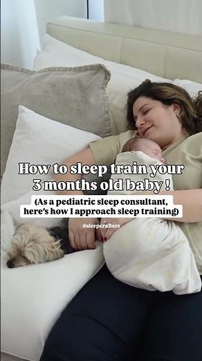 How to sleep train 3 months old!