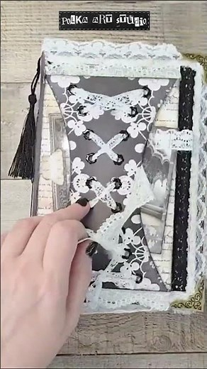 DIY Gothic Journal Tutorial – No-Sew Soft Cover with Dark Academia Aesthetic