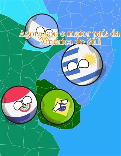 Os países trocaram de território! #countryballs #memes #humor