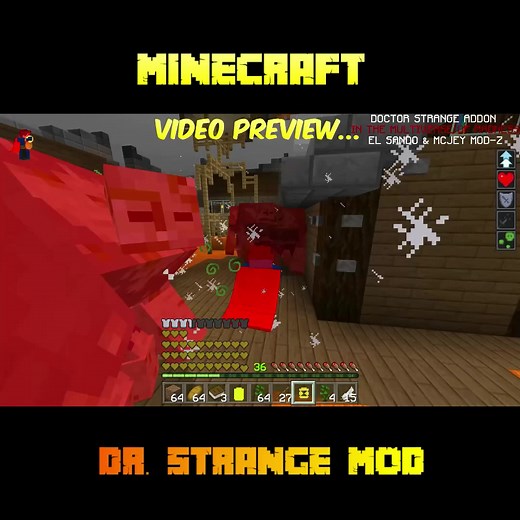 Doctor Strange Mod in Minecraft | #fyp #minecraft #minecraftmemes #minecraftbedrock #minecraftpocketedition #trending