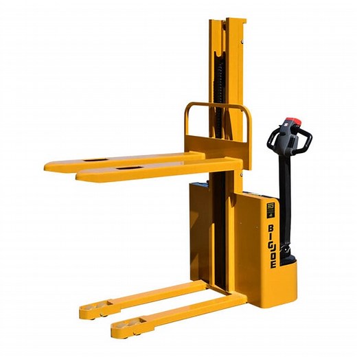 Big Joe Electric Single-Stage Walkie Straddle Stacker with 62" Lift Height S22-62 - 2,200 lb. Capacity
