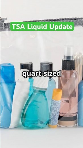 TSA Liquid Rules Everyone Gets Wrong! #airport #shortsvideo #travel #tsa