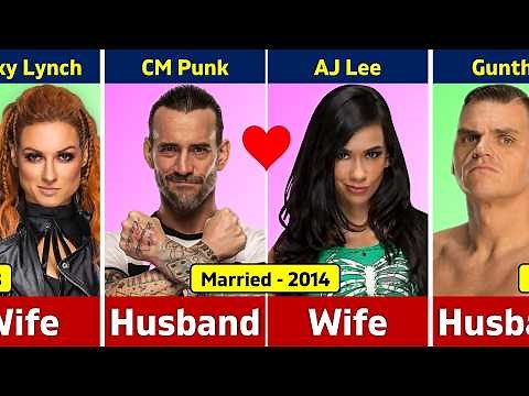 WWE Couples Who Married in Real Life