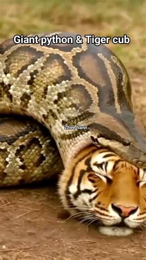 Zhee Hann on Instagram: "Ular python raksasa dan anak harimau #wildlife #Entertainment #outdoor #Adventure"