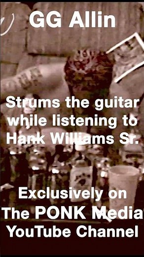 GG Allin Late Night Acoustic Session in Tampa, 1991 #ggallin
