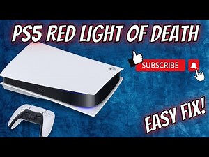 PS5 RED LIGHT OF DEATH || EASY FIX (December 2025)