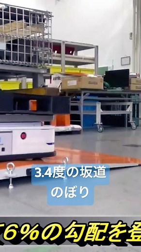 【走破性の高さに自信あり】屋外搬送用自動搬送機械#amr #agv #搬送ロボット