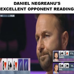 DANIEL NEGREANU'S EXCELLENT OPPONENT READING | Record
