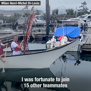 2.5K views · 89 reactions | On 24 May, Major-General Michel-Henri St-Louis, Acting Commander Canadian Army and Defence Team Champion for Indigenous Peoples, joined 15 teammates in the Royal Canadian Navy’s war canoe. This is fitting as the theme for this year’s Indigenous Awareness Week is “We are all in the same canoe, under the same sun”. | Canadian Army | Facebook