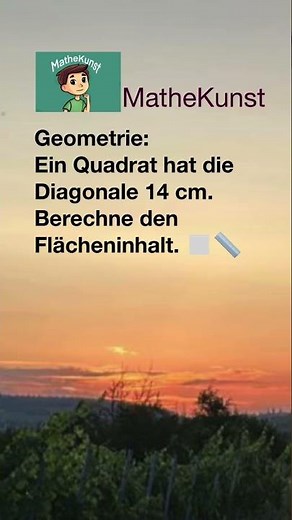 Quadrat und Fläche #mathematik