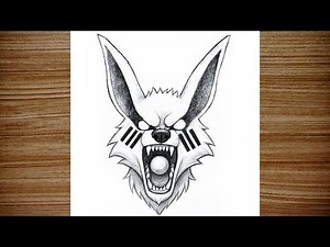 How to Draw Kurama || naruto drawing easy || Kurama Six Paths Sage Mode || Easy Anime Draw