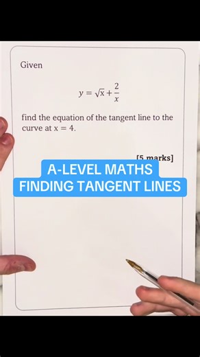A-level maths - Differentiation #math #alevels #alevelmaths