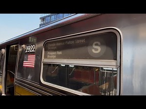 BMT Subway: Franklin Ave (S) Shuttle Train Full Ride from Prospect Park to Franklin Av-Fulton St