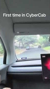First time in Cyber Cab | Tesla | Elon Musk