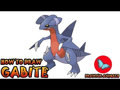 How To Draw Gabite Pokemon | Coloring and Drawing For Kids