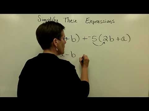 13 - Introductory Algebra - Simplify Algebraic Expressions