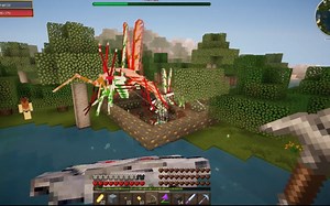 orespawn极限生存第2集终极套装（无敌雪地龙）