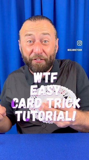 Incredible card trick tutorial! #magic #magician #magictrick #cardmagic #cardmagician #cardtrick #tutorial | Sean Heydon
