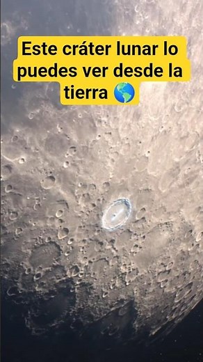 This crater is 100 million years old (Tycho Crater) #moon #artemis #nasa