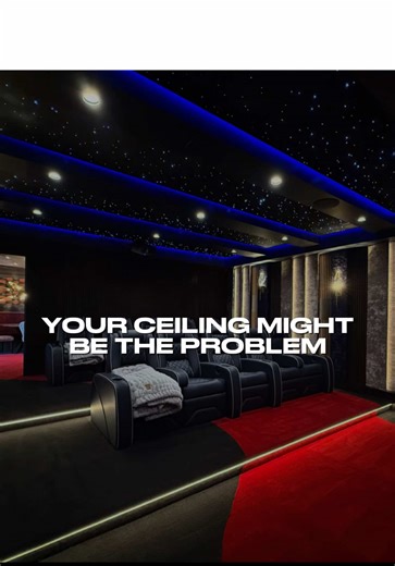 But not our ceilings 😎☝🏼 luxurious atmosphere that changes how the space feels 😉✌🏼 This is more than design — it’s a mood 🥰