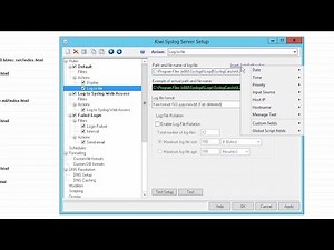 Kiwi Syslog Server: Split Files Automatically
