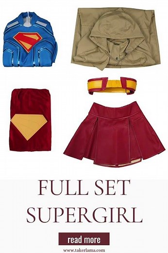 #Takerlama New Supergirl Halloween Cosplay Costume 2025 Movie Legacy Kara Zor-El Outfits Takerlama