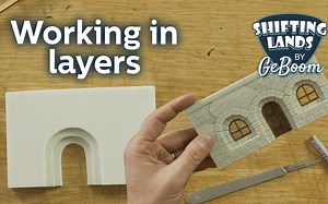 【场景模型（墙壁）——使用泡沫分层工作：创建有趣的立面和墙壁】【中字】【Shiftinglands】_哔哩哔哩_bilibili