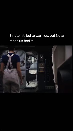 Path Of Cinema on Instagram: "In Interstellar, Miller's planet orbits close to the black hole Gargantua, where gravity is so strong that time runs much slower. This is gravitational time dilation, a prediction of Einstein's relativity. On the planet, one hour equals about seven years outside. So when Cooper and Brand return after only a few hours, Romilly has aged 23 years waiting in orbit. Einstein's theory explains this: gravity warps spacetime itself, slowing time near massive objects. For th