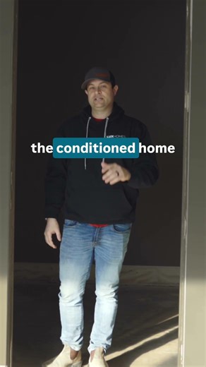 Why This Interior Door Has Weather Proofing | Wine Cellar Build Detail