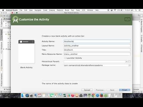 Android Studio Tutorials - 38 : SharedPreferences in Android