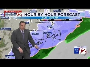 WPRI 12 Weather Forecast for 12/14/25: Snow today; frigid air for Monday