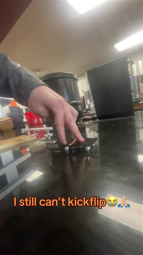 I still can’t kick flip 🥺#viral #techdeck #adhd #fingerboarding #kickflip
