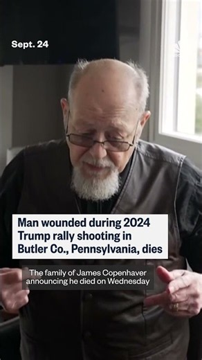 Man wounded during 2024 Butler Trump rally shooting dies