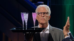 They should change the phrase "cool as a cucumber" to "cool as Ted Danson when Blue Man Group threatens to throw paint on him." | National Geographic TV