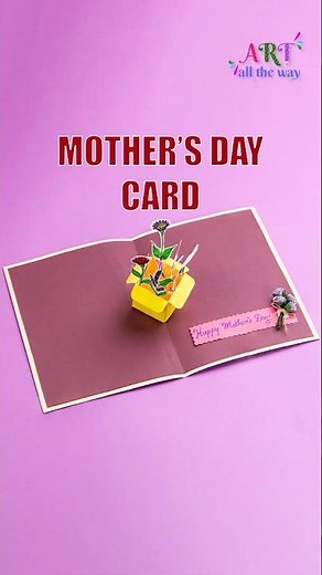 Mother’s Day Card 💖 | Easy Handmade Card for Mom | DIY Paper Craft #Shorts