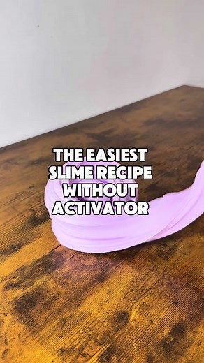 How to make slime without activator #slimes #makingslime #slimewithoutactivator #slimewithoutborax