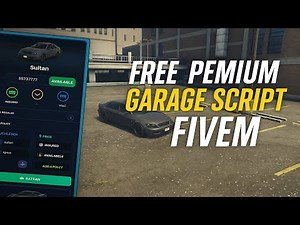 Free Premium Garage script Fivem | Most Unique Garage | Qbcore & Esx