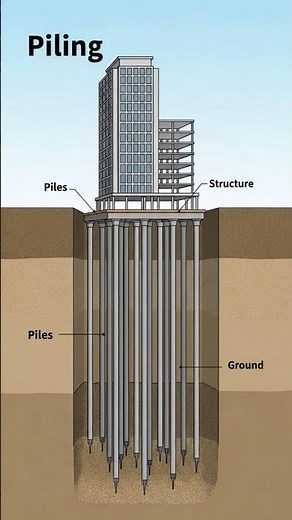 What is Piling in Construction? Simple Explanation 🏗️