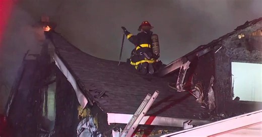 Detroit firefighter hospitalized after suffering medical emergency while fighting house fire