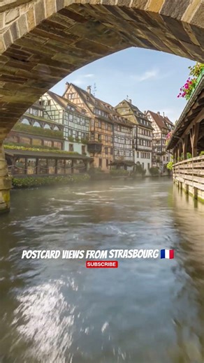 Walking through a Fairytale in Strasbourg, France 🇫🇷🚀 #planet #shorts #france #fyp #franceinfo