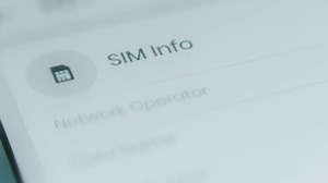 Viewing Information Related To Sim Stock Footage SBV-352524431 - Storyblocks