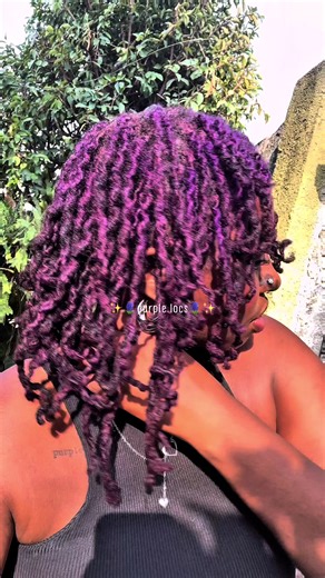 purple locs appreciation #locs #locstyles #dreads #dreads