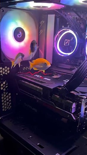 My Gaming PC Is an Aquarium 😭🐠