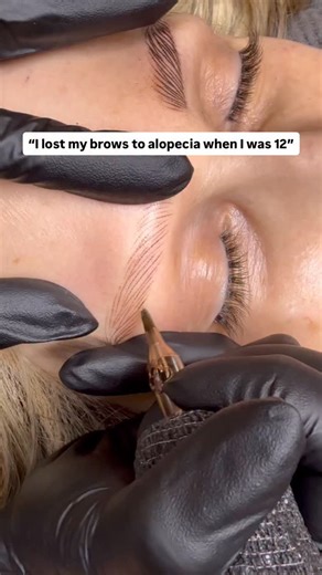 Thanh “Tanny” Diep • Brows & Business Coach | It’s been years… Since she has woken up with brows. She lost all her hair to alopecia when she was 12… It was a whole family affair... | Instagram